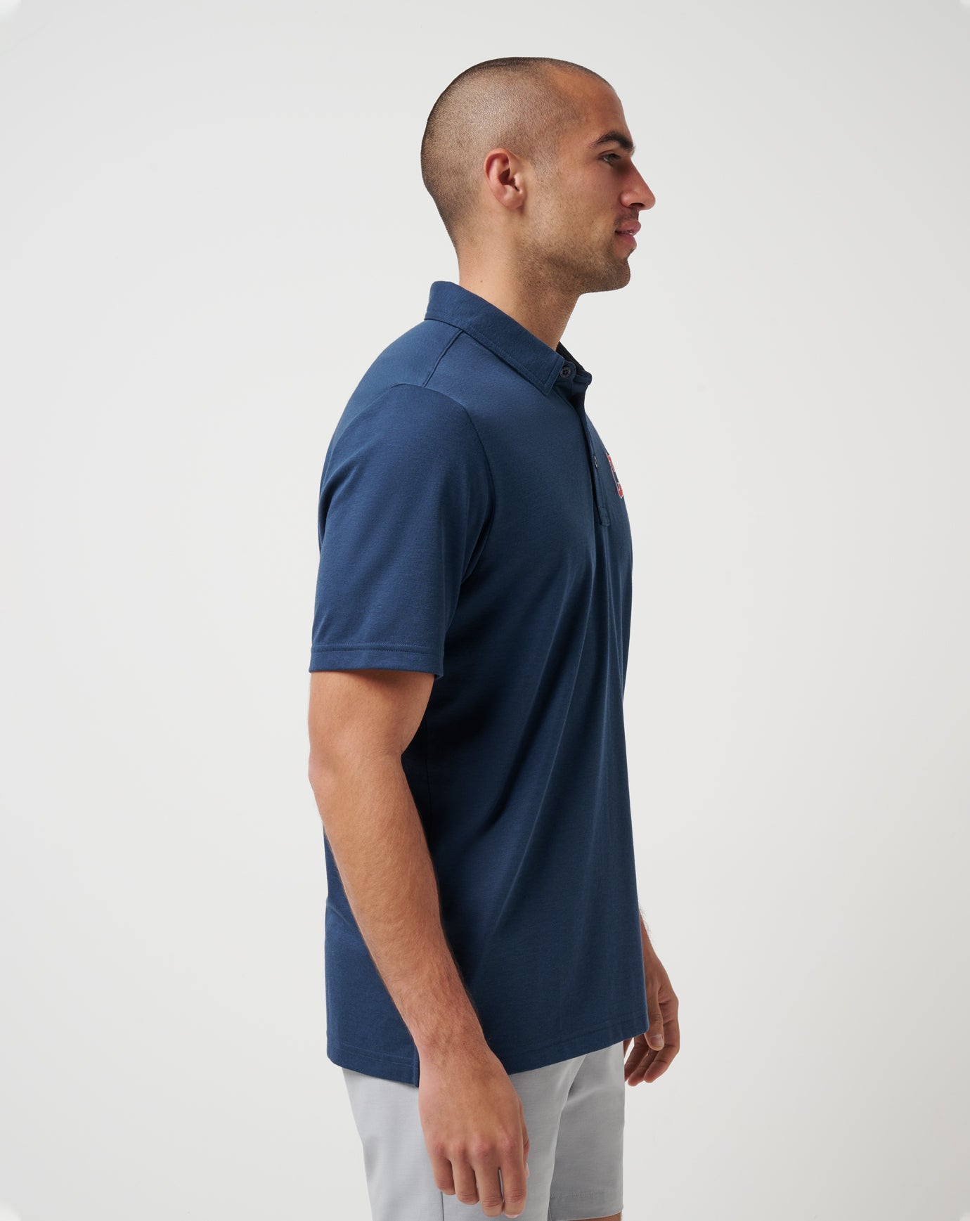 Travis Mathew Discount Cleveland Guardians Playoff Pitch Polo Men|Game Day|New