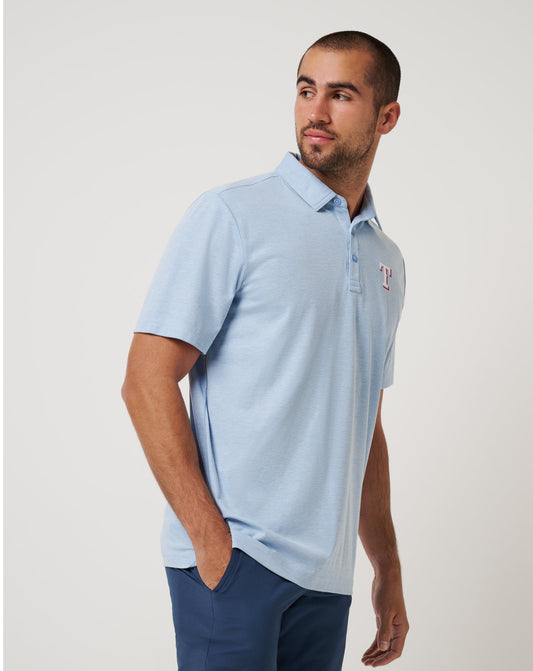 Travis Mathew Online Texas Rangers Playoff Pitch Polo Men|New