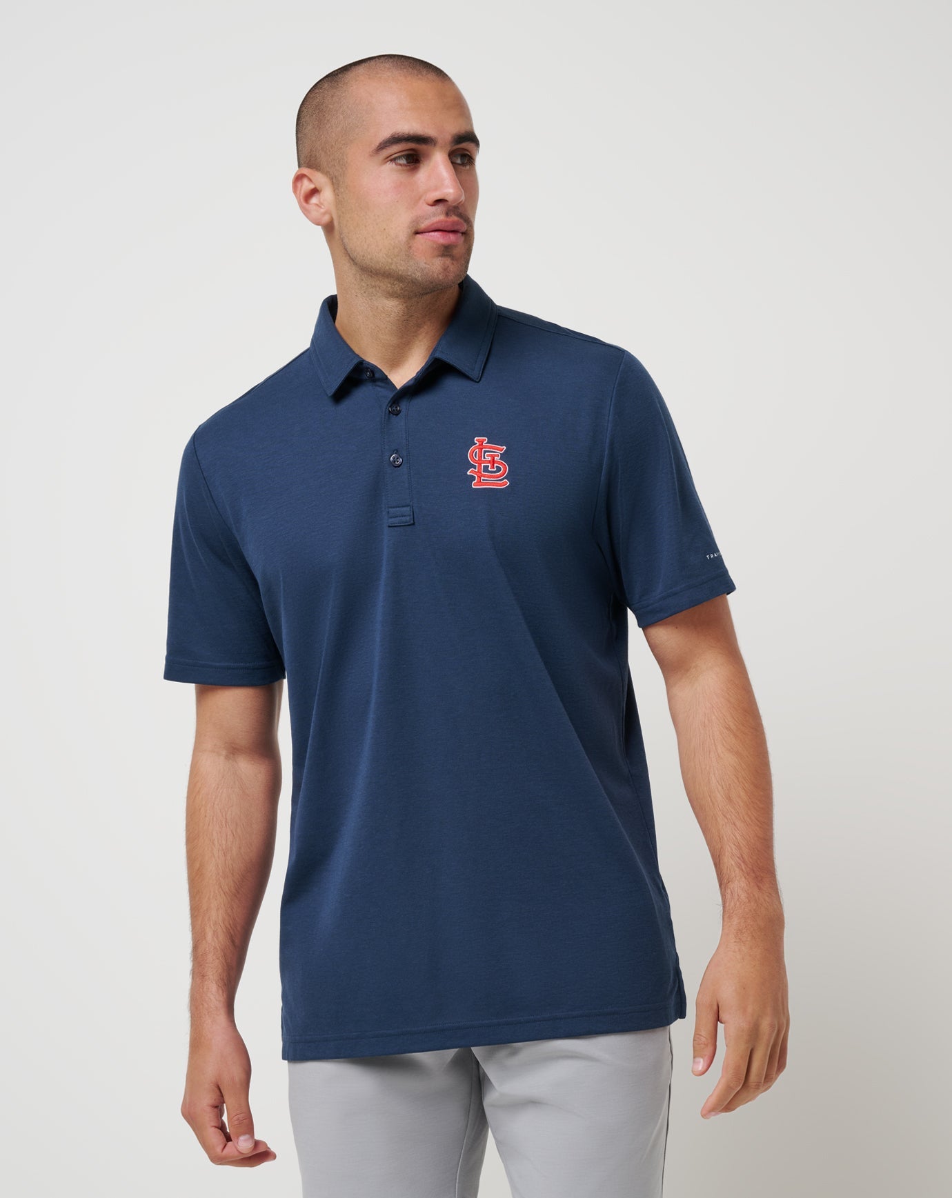 Travis Mathew Outlets St Louis Cardinals Playoff Pitch Polo Men|New