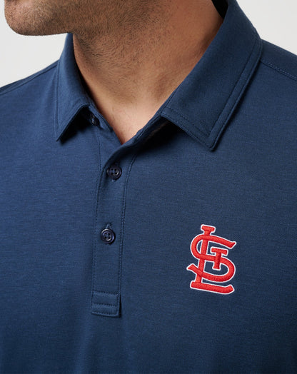 Travis Mathew Outlets St Louis Cardinals Playoff Pitch Polo Men|New