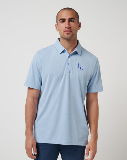Travis Mathew Online Kansas City Royals Playoff Pitch Polo Men|New