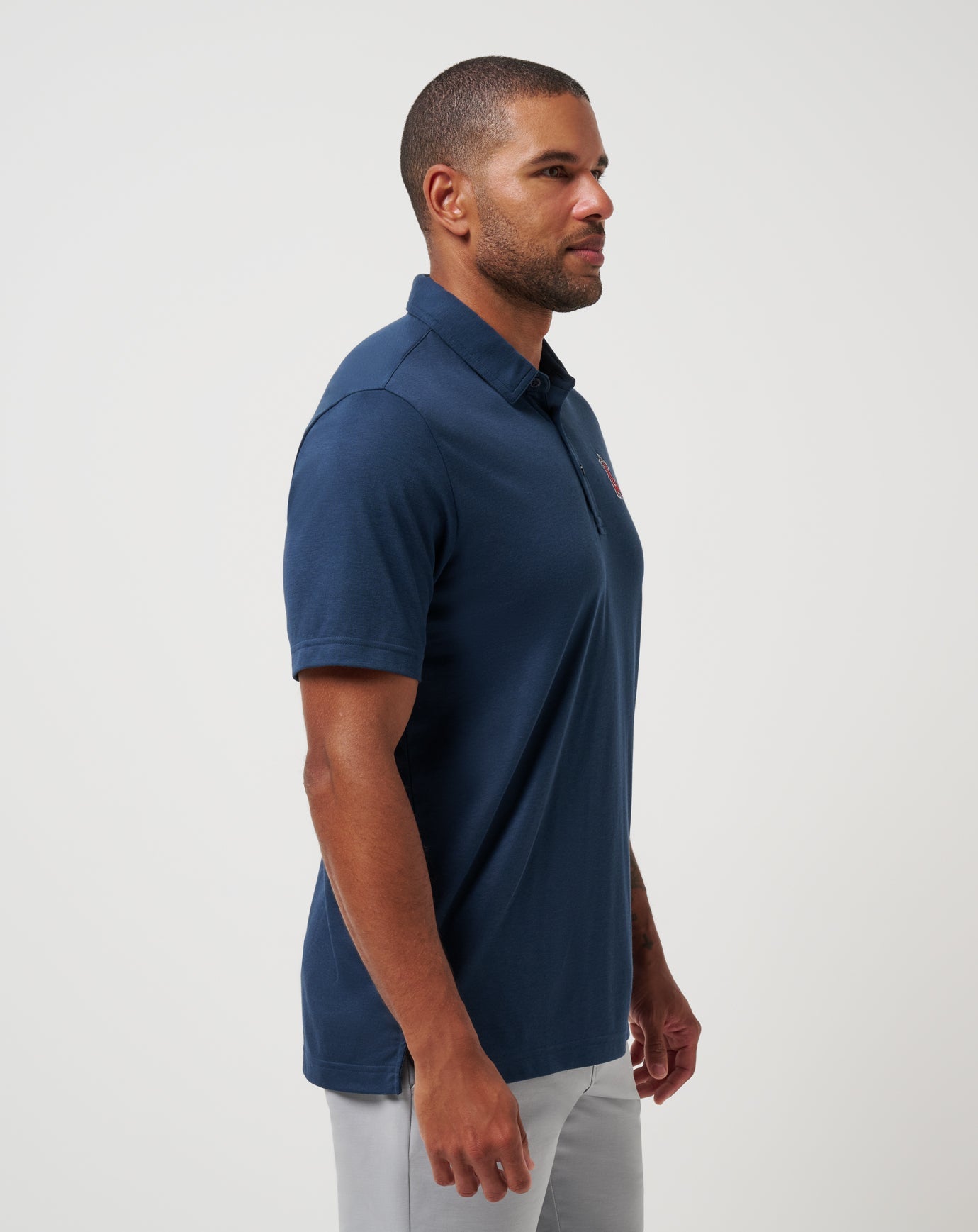 Travis Mathew Discount Los Angeles Angels Playoff Pitch Polo Men|New