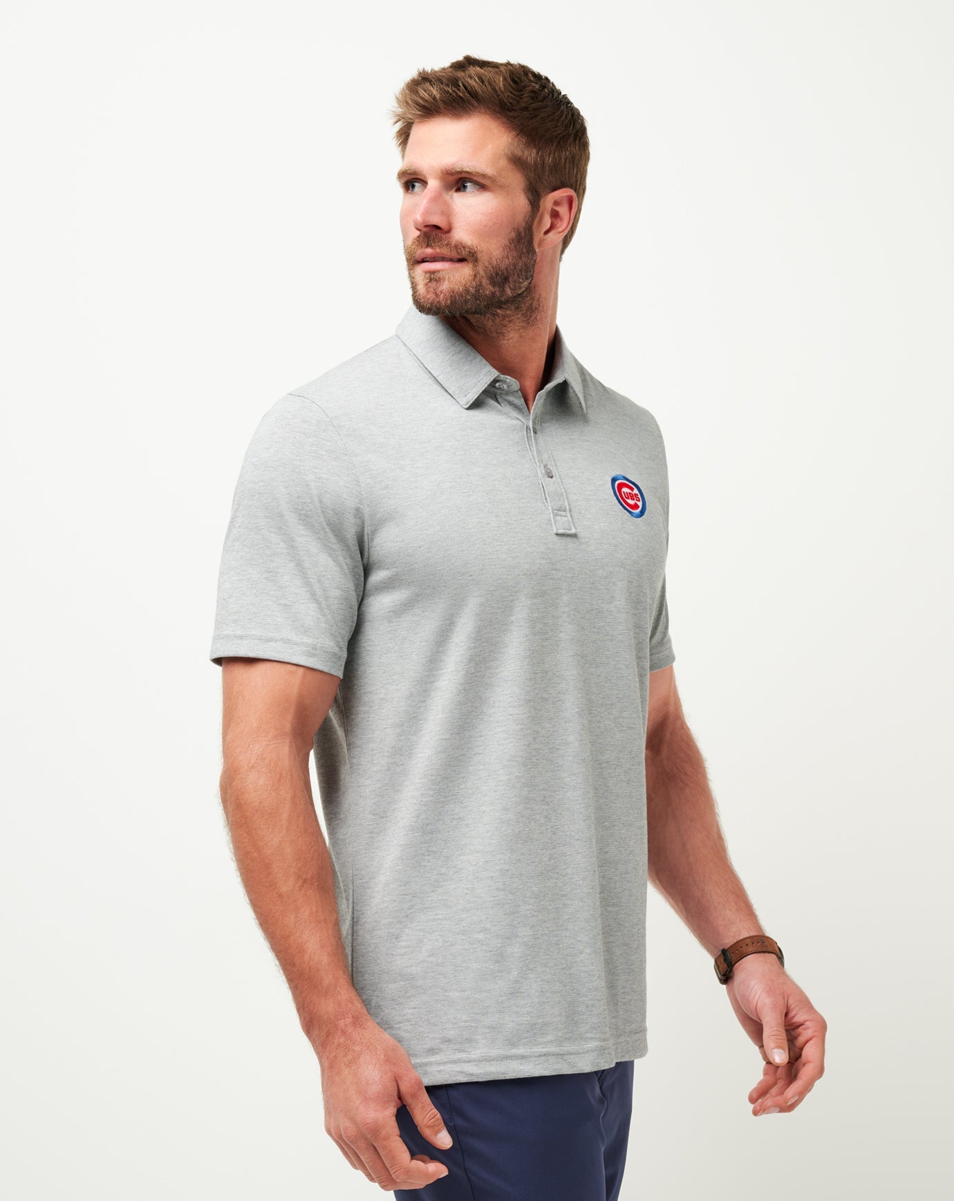Travis Mathew US Chicago Cubs The Zinna Polo Men|Game Day|New