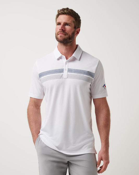 Travis Mathew Online Toronto Blue Jays Top Recruit Polo Men|Game Day|New