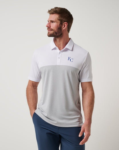 Travis Mathew Sale Kansas City Royals Home Run Leader Polo Men|New