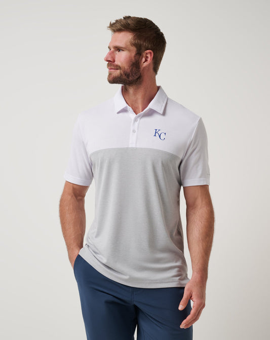 Travis Mathew Sale Kansas City Royals Home Run Leader Polo Men|New