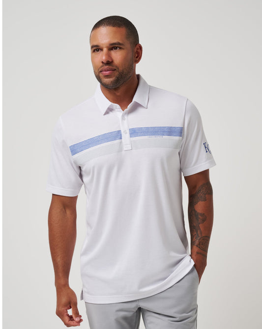 Travis Mathew Outlets Kansas City Royals Top Recruit Polo Men|New