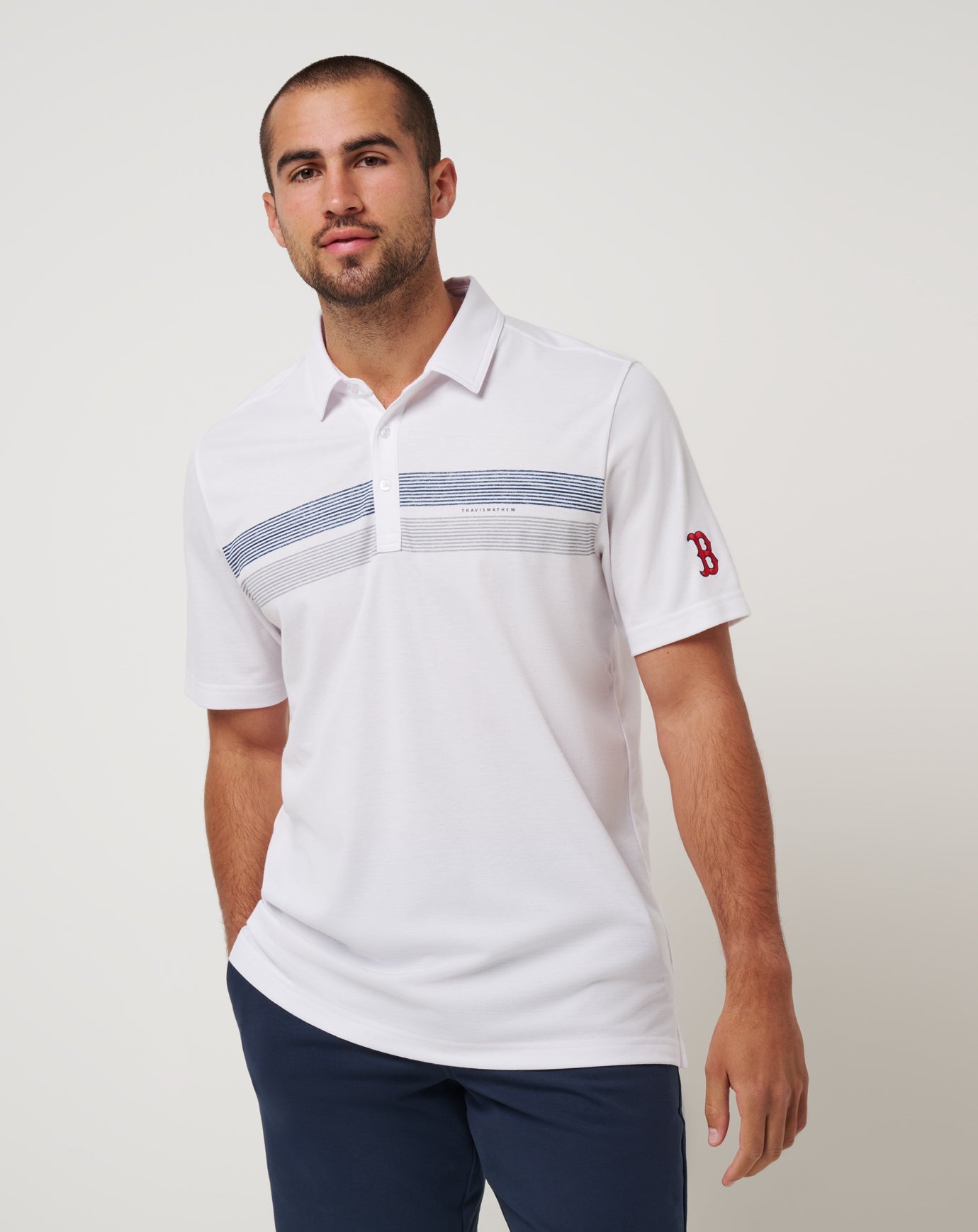 Travis Mathew For Sale Boston Red Sox Top Recruit Polo Men|Game Day|New