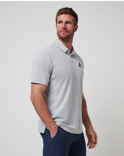 Travis Mathew Discount Atlanta Braves Playoff Pitch Polo Men|New