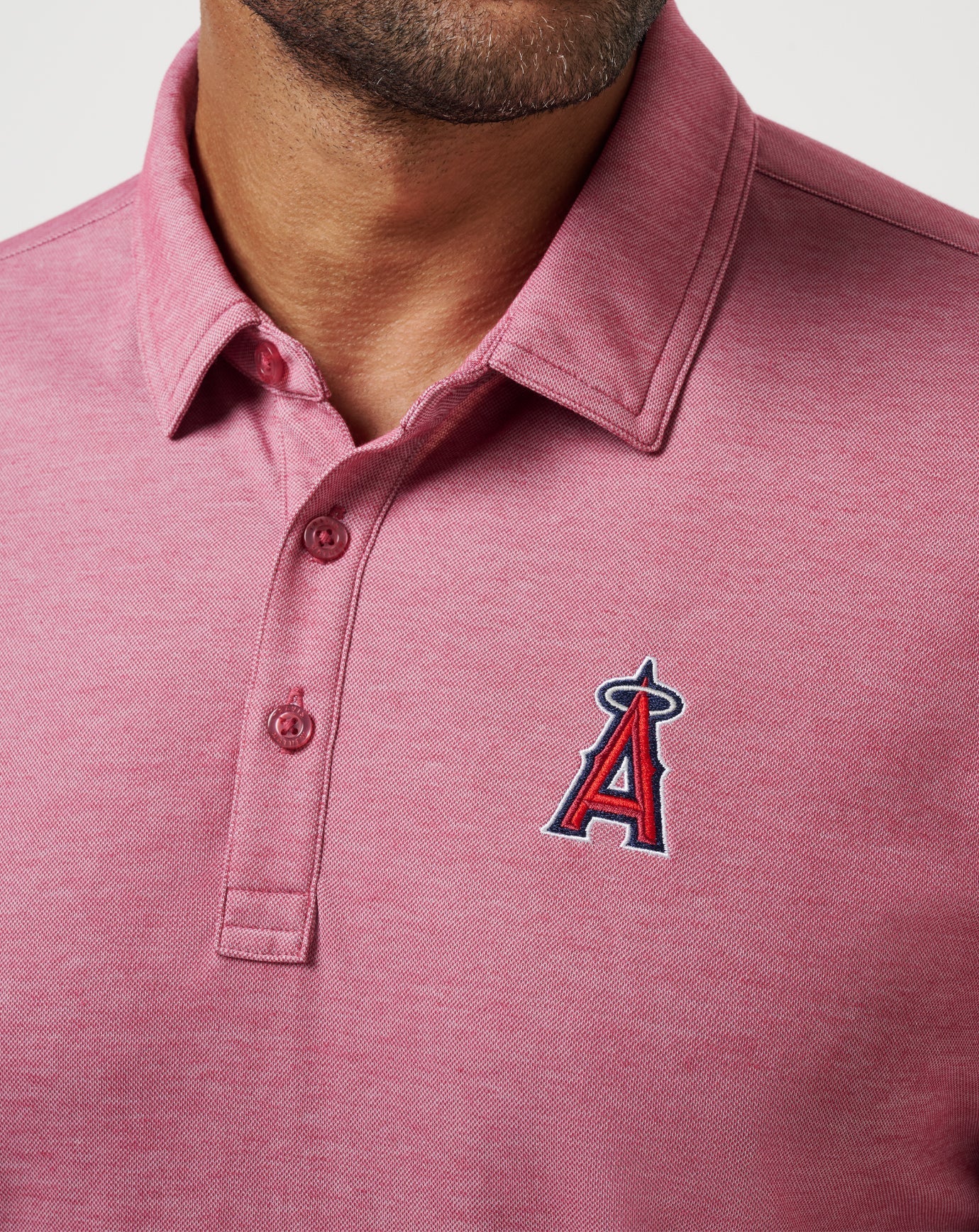 Travis Mathew US Los Angeles Angels Playoff Pitch Polo Men|New