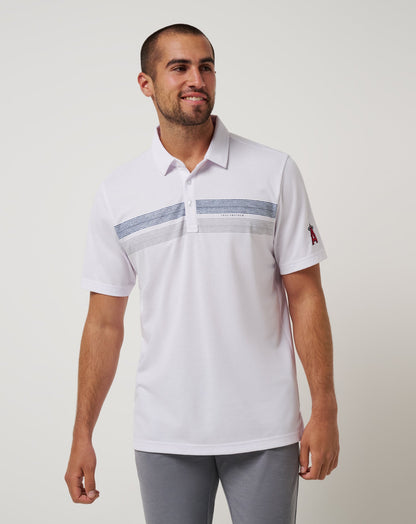 Travis Mathew Online Los Angeles Angels Top Recruit Polo Men|New