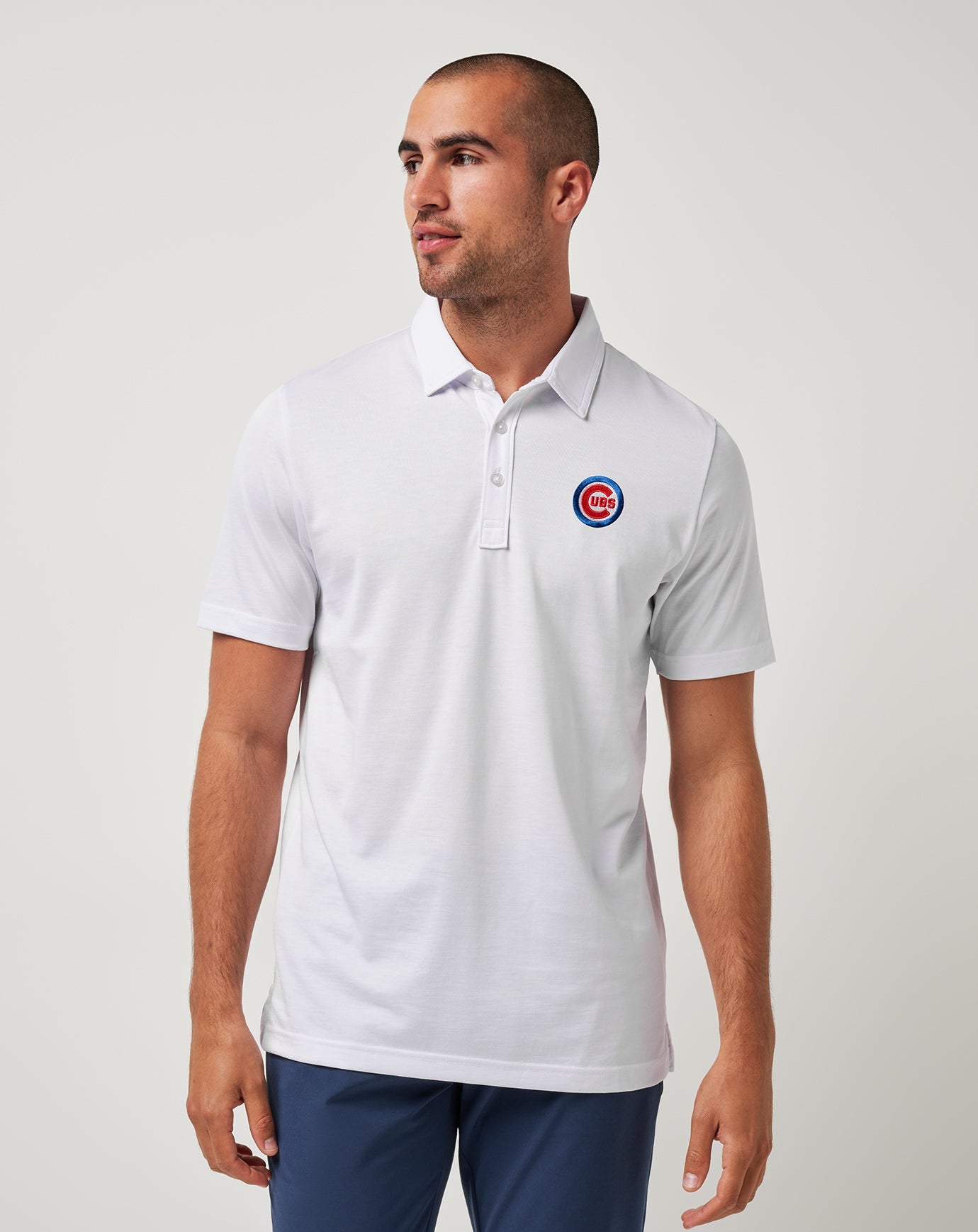 Travis Mathew US Chicago Cubs The Zinna Polo Men|Game Day|New