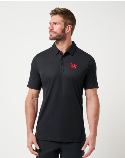 Travis Mathew Online Utah School Pride Polo Men|New