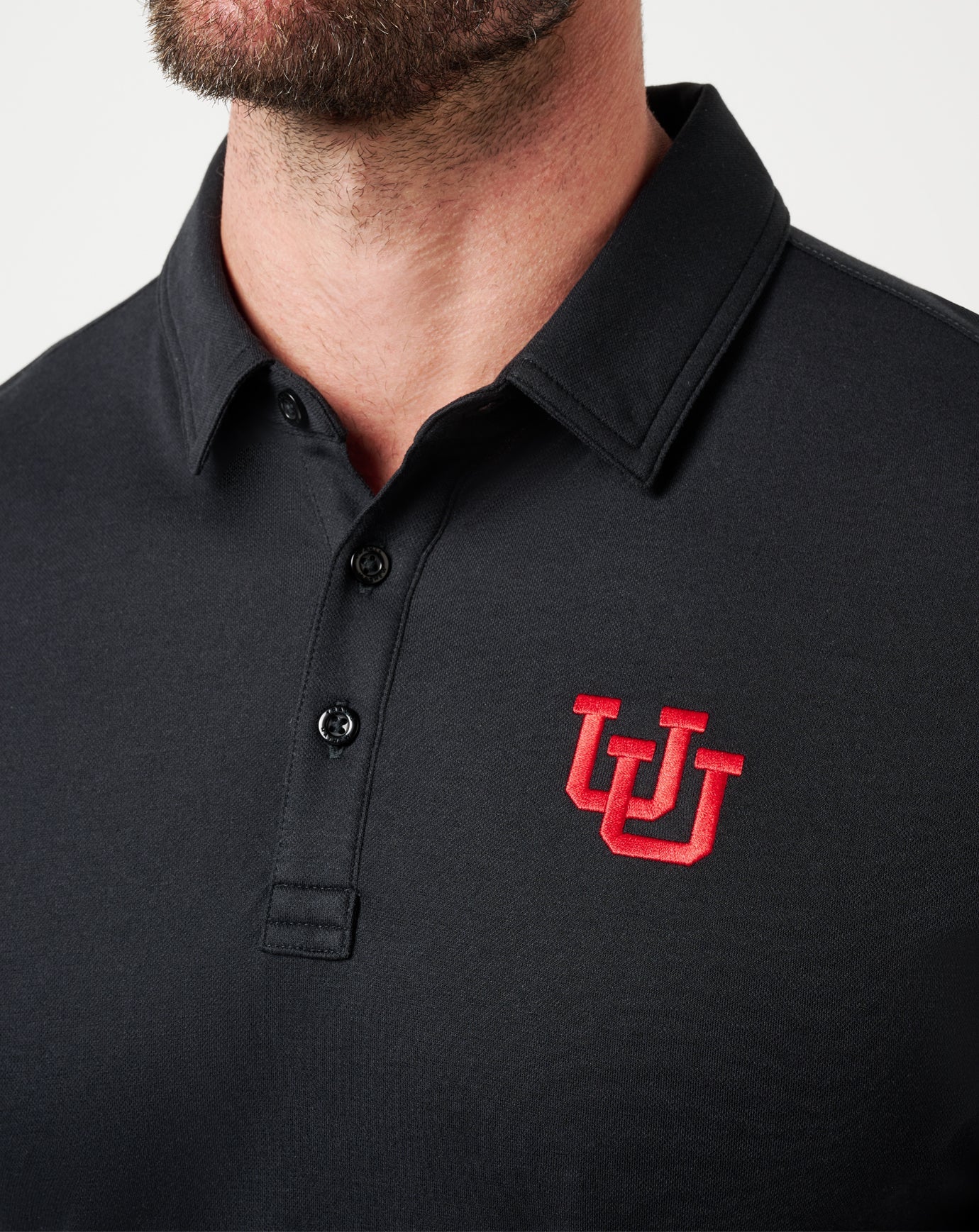 Travis Mathew Online Utah School Pride Polo Men|New