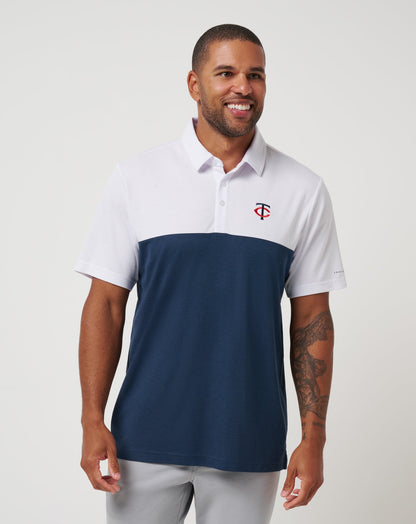 Travis Mathew Online Minnesota Twins Home Run Leader Polo Men|New