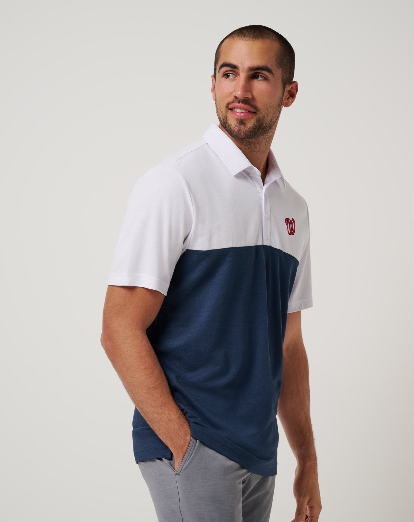 Travis Mathew Discount Washington Nationls Home Run Leader Polo Men|New