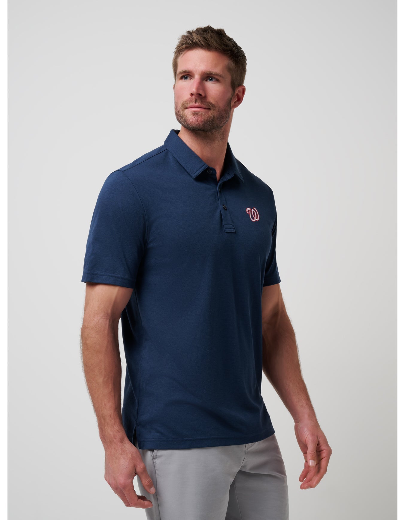 Travis Mathew Outlets Washington Nationals Playoff Pitch Polo Men|New