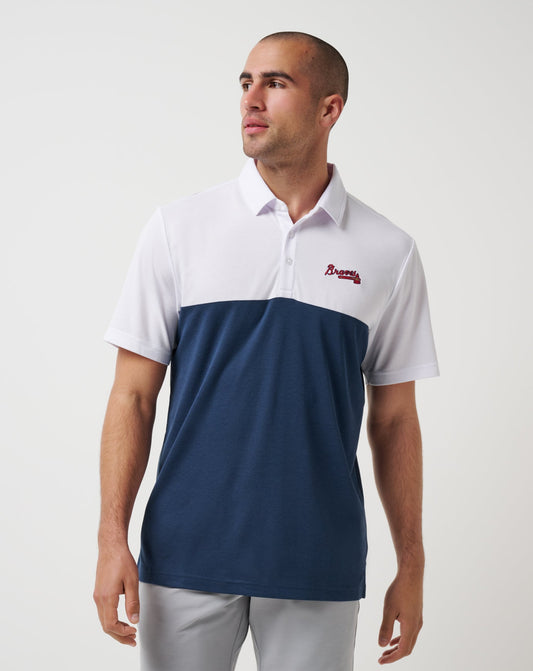 Travis Mathew For Sale Atlanta Braves Home Run Leader Polo Men|New