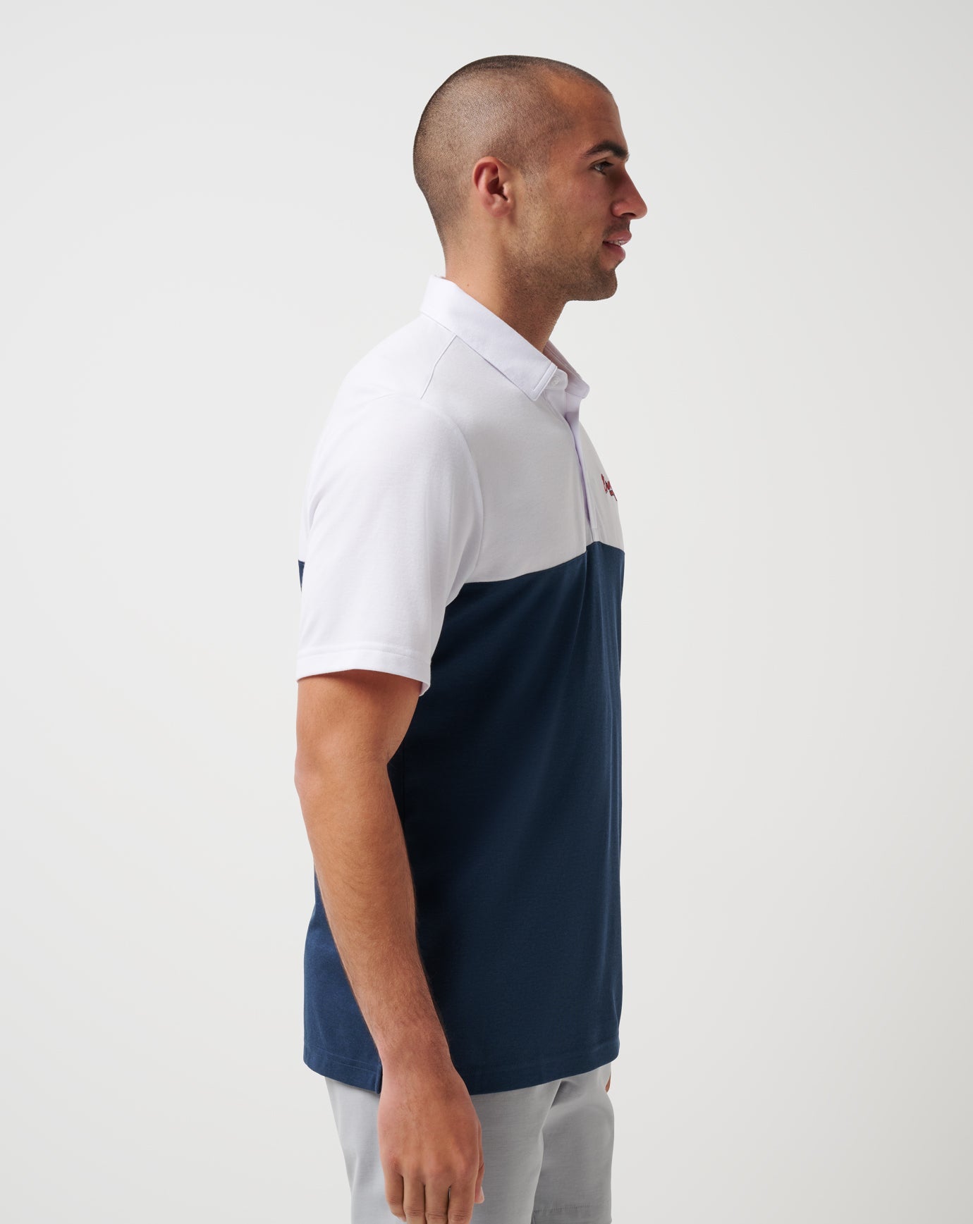Travis Mathew For Sale Atlanta Braves Home Run Leader Polo Men|New