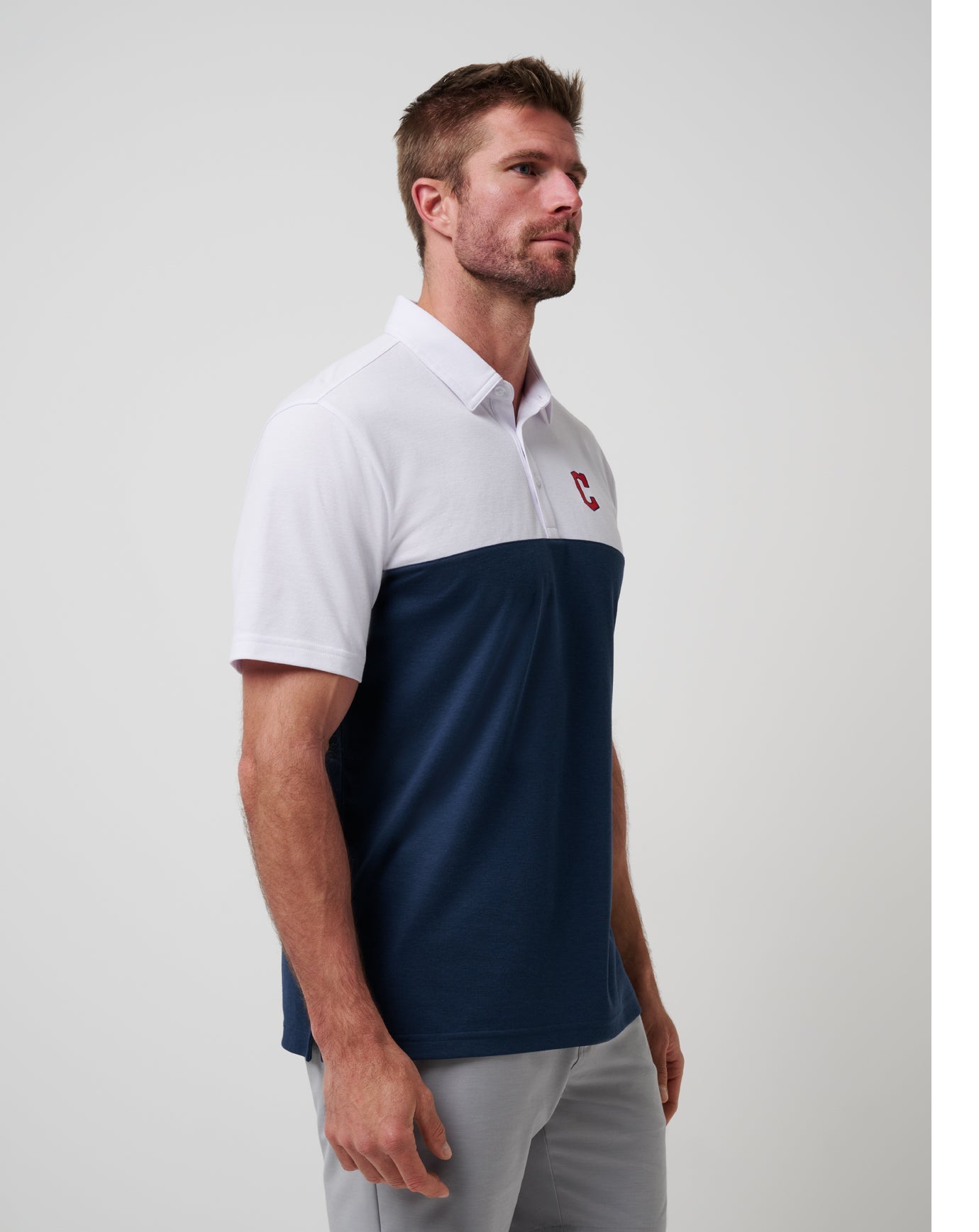 Travis Mathew Online Cleveland Guardians Home Run Leader Polo Men|Game Day|New