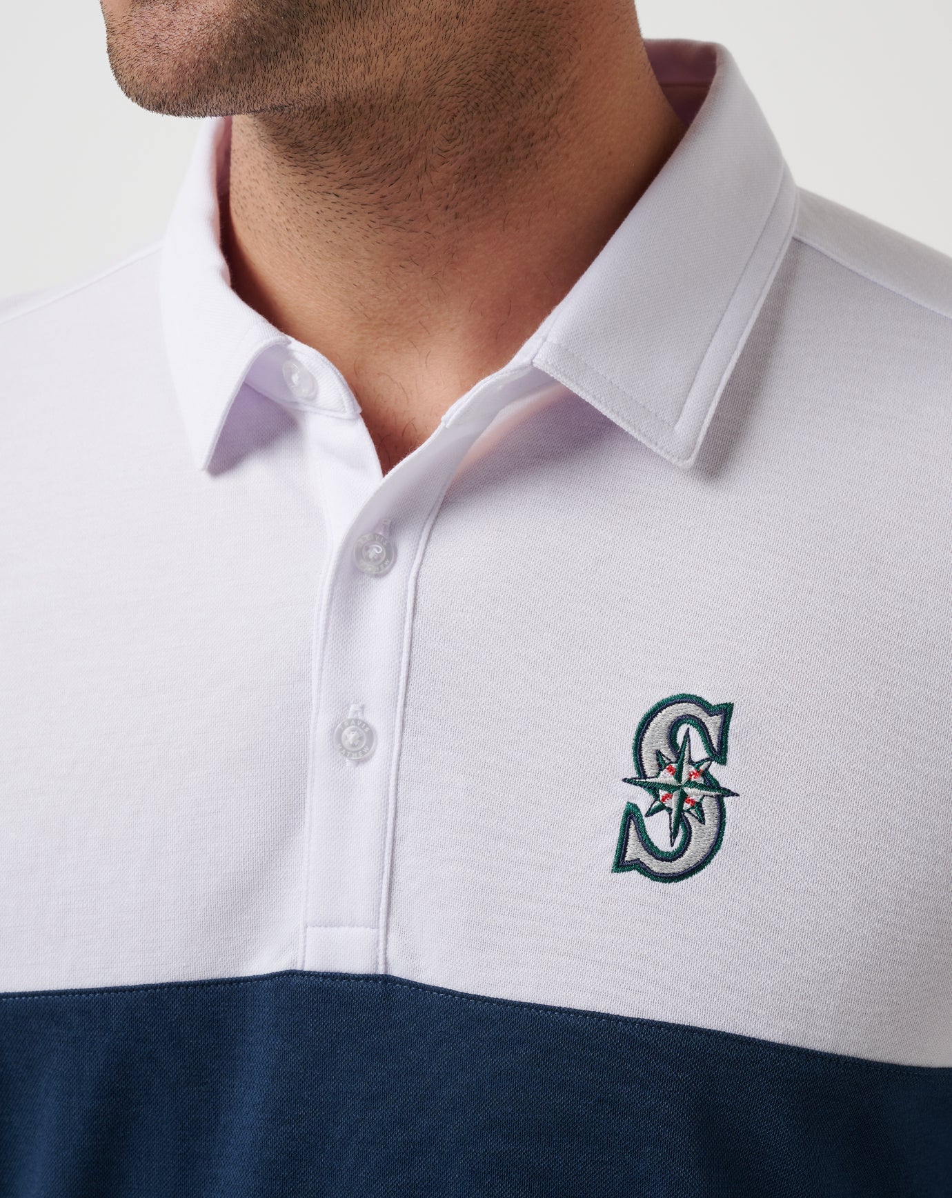 Travis Mathew Discount Seattle Mariners Home Run Leader Polo Men|Game Day|New