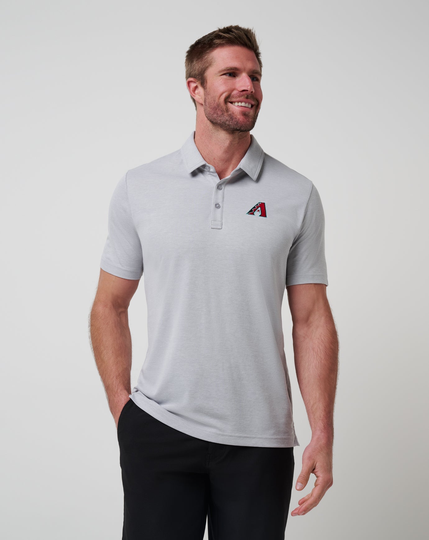 Travis Mathew For Sale Arizona Diamondbacks Playoff Pitch Polo Men|New