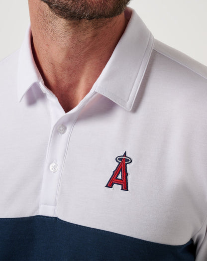 Travis Mathew Online Los Angeles Angels Home Run Leader Polo Men|New
