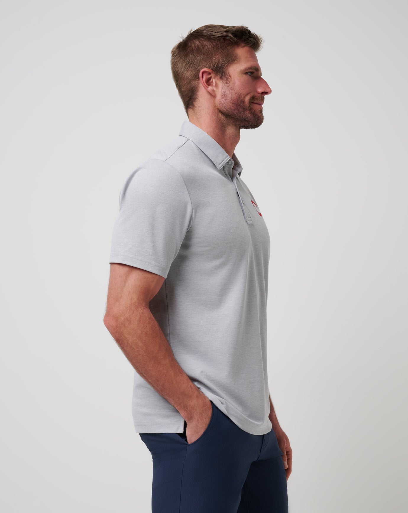 Travis Mathew Sale Chicago Cubs Playoff Pitch Polo Men|Game Day|New