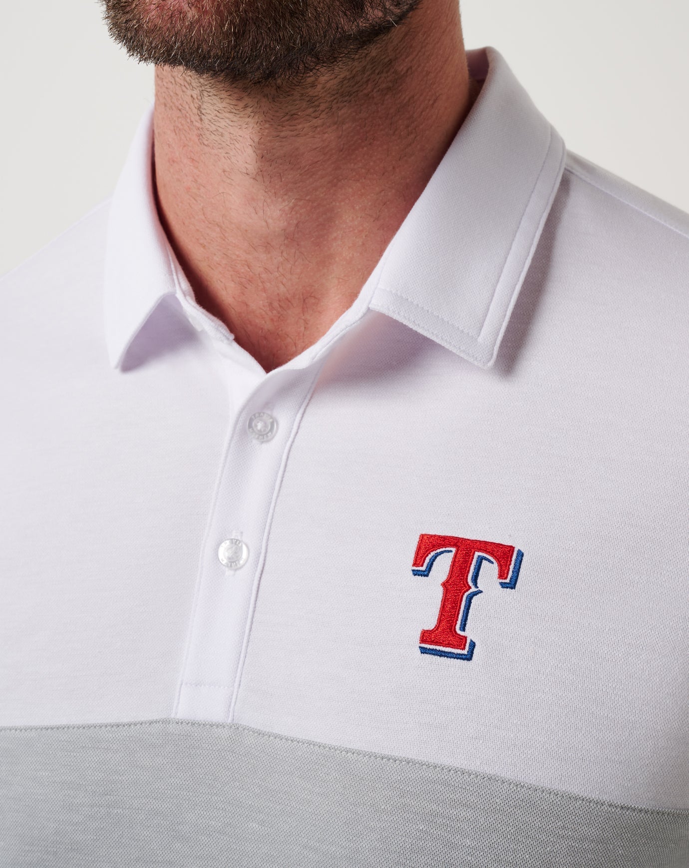Travis Mathew Outlets Texas Rangers Home Run Leader Polo Men|New