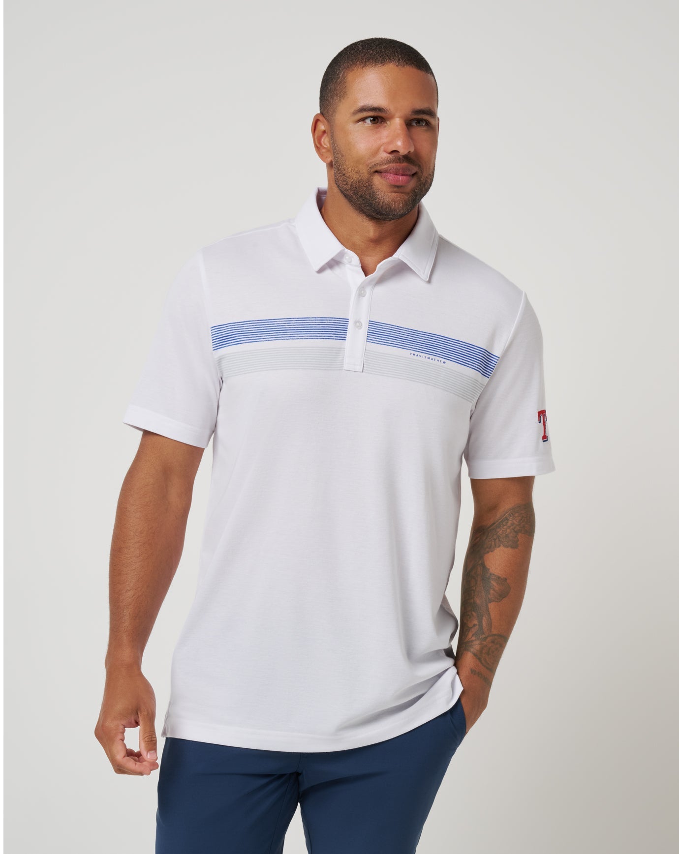 Travis Mathew US Texas Rangers Top Recruit Polo Men|New