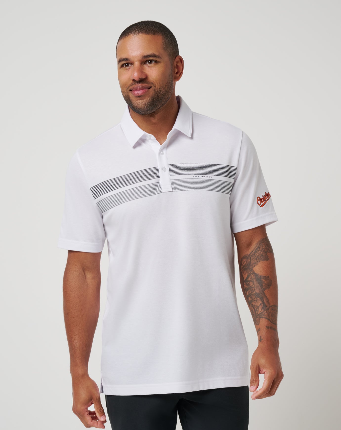 Travis Mathew Outlets Baltimore Orioles Top Recruit Polo Men|New