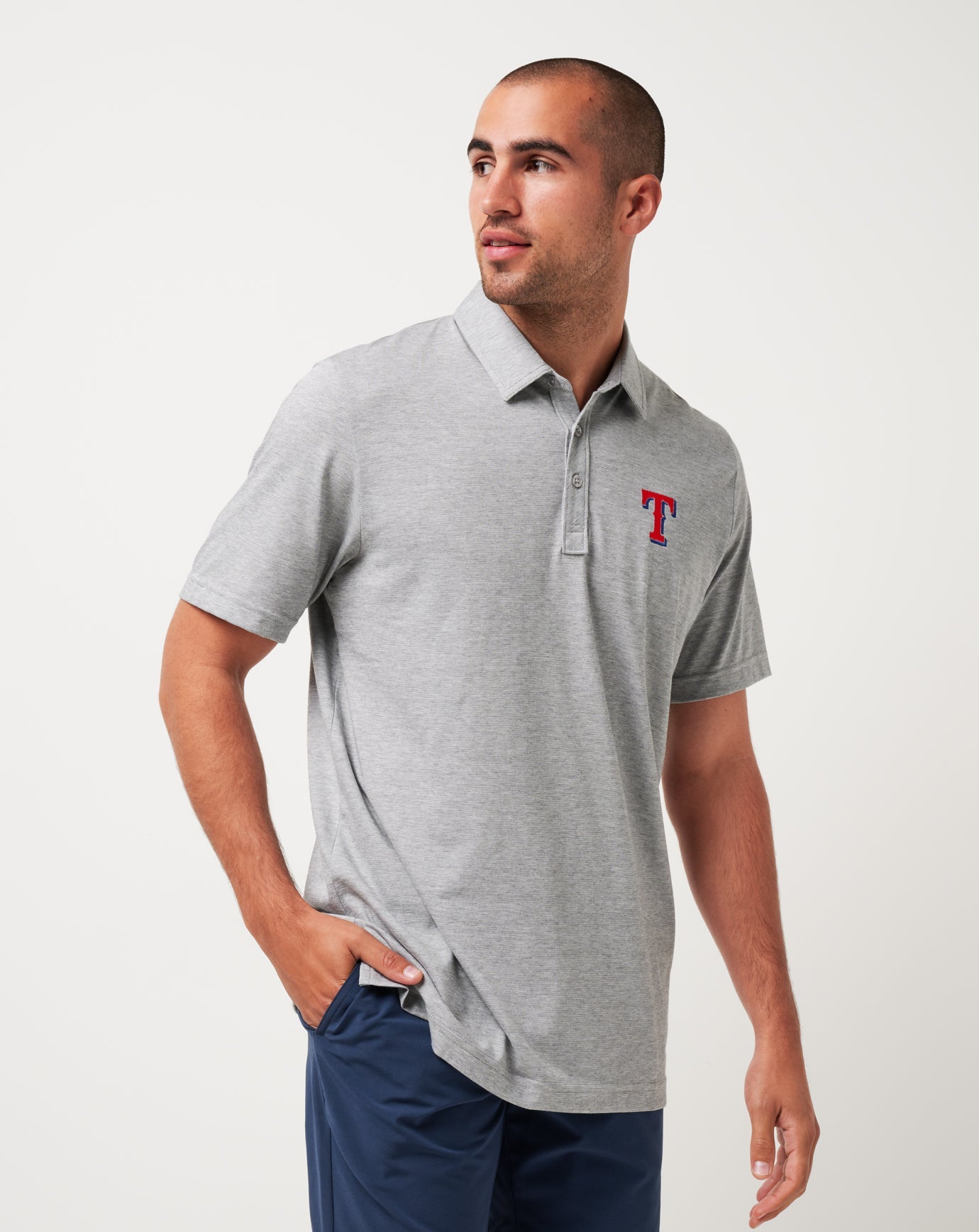 Travis Mathew Online Texas Rangers The Zinna Polo Men|New
