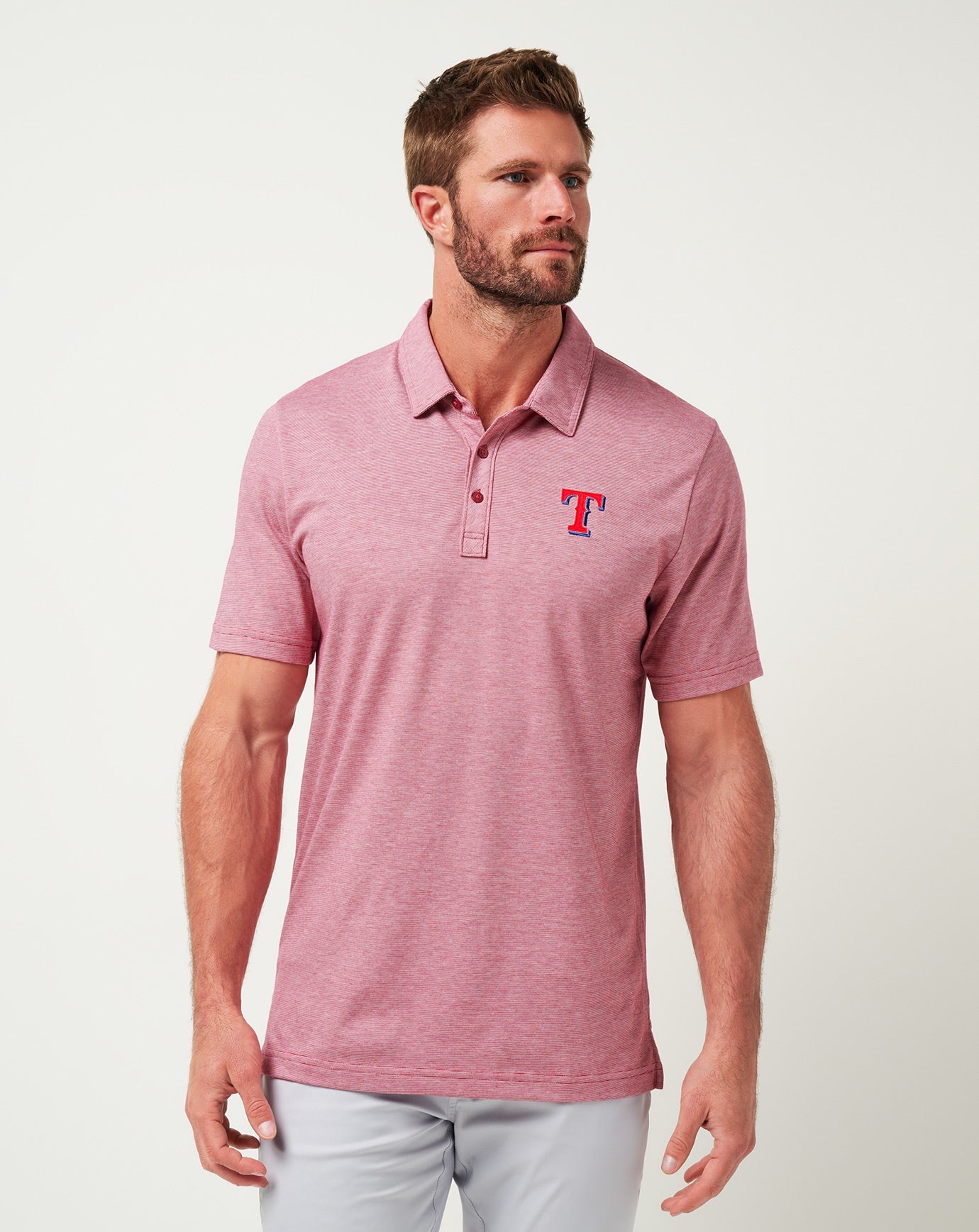 Travis Mathew Sale Texas Rangers The Zinna Polo Men|New