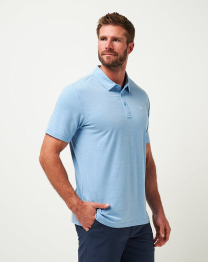 Travis Mathew Discount Texas Rangers The Heater Polo Men|New