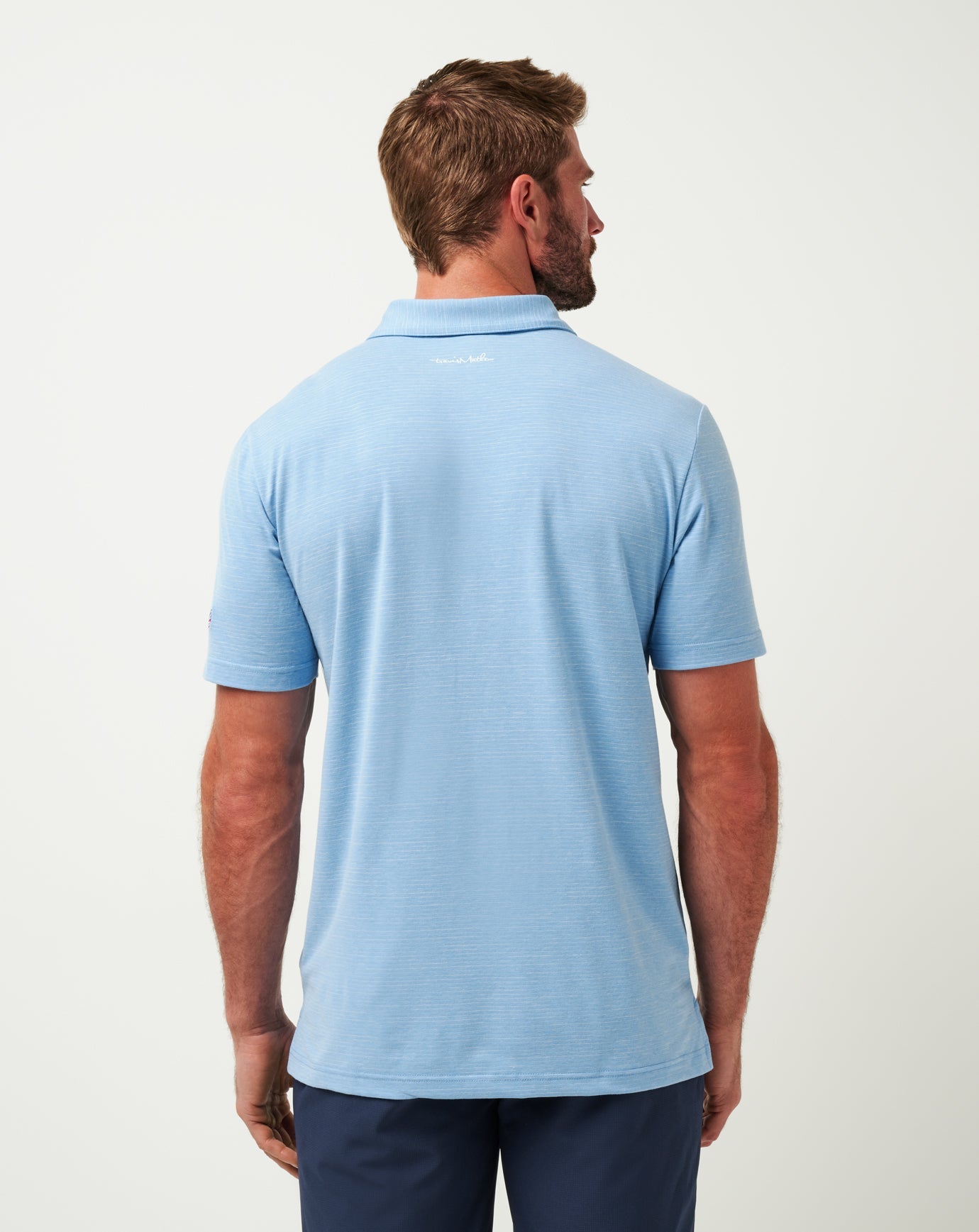 Travis Mathew Discount Texas Rangers The Heater Polo Men|New