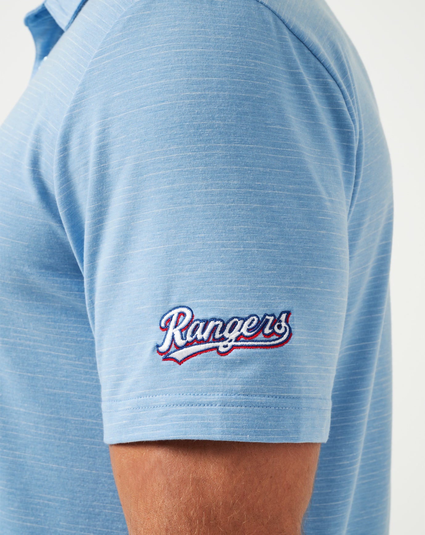 Travis Mathew Discount Texas Rangers The Heater Polo Men|New