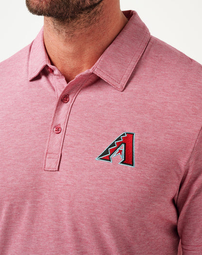 Travis Mathew Outlets Arizona Diamondbacks The Zinna Polo Men|New