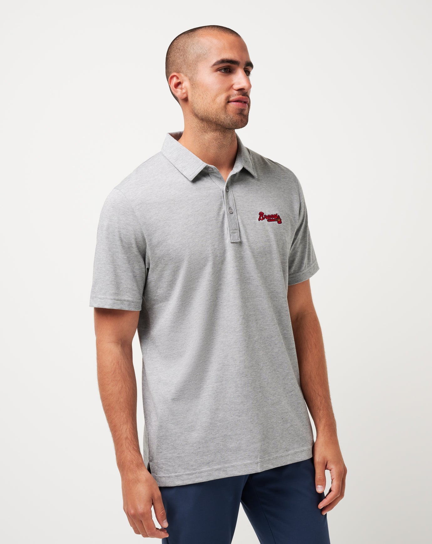Travis Mathew US Atlanta Braves The Zinna Polo Men|New