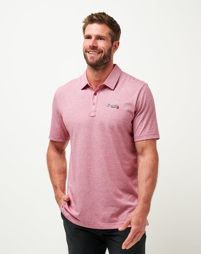 Travis Mathew Online Atlanta Braves The Zinna Polo Men|New