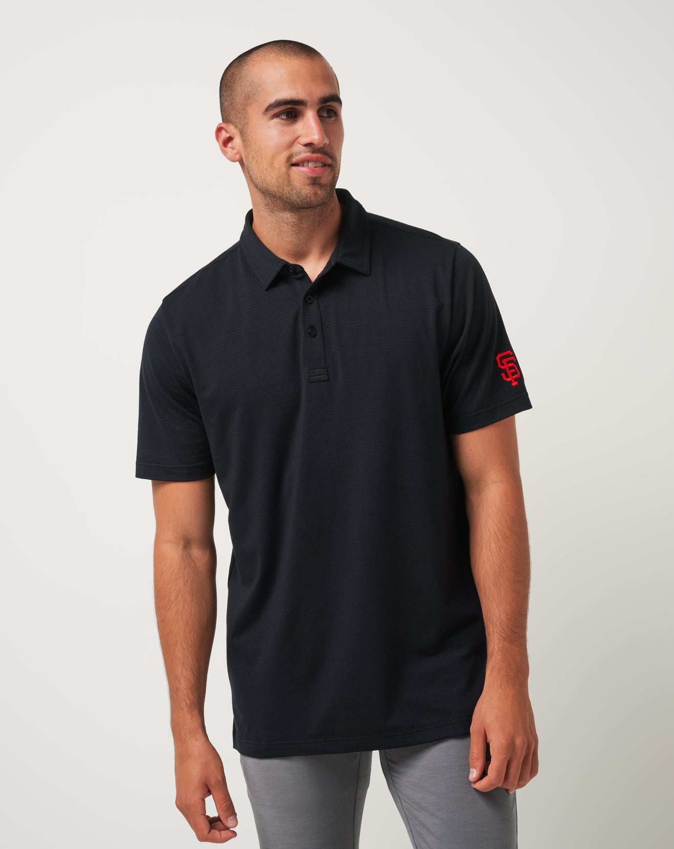 Travis Mathew For Sale San Francisco Giants The Heater Polo Men|New