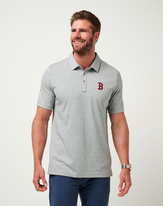 Travis Mathew Online Boston Red Sox The Zinna Polo Men|Game Day|New