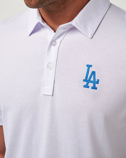 Travis Mathew Discount Los Angeles Dodgers The Zinna Polo Men|Game Day|New