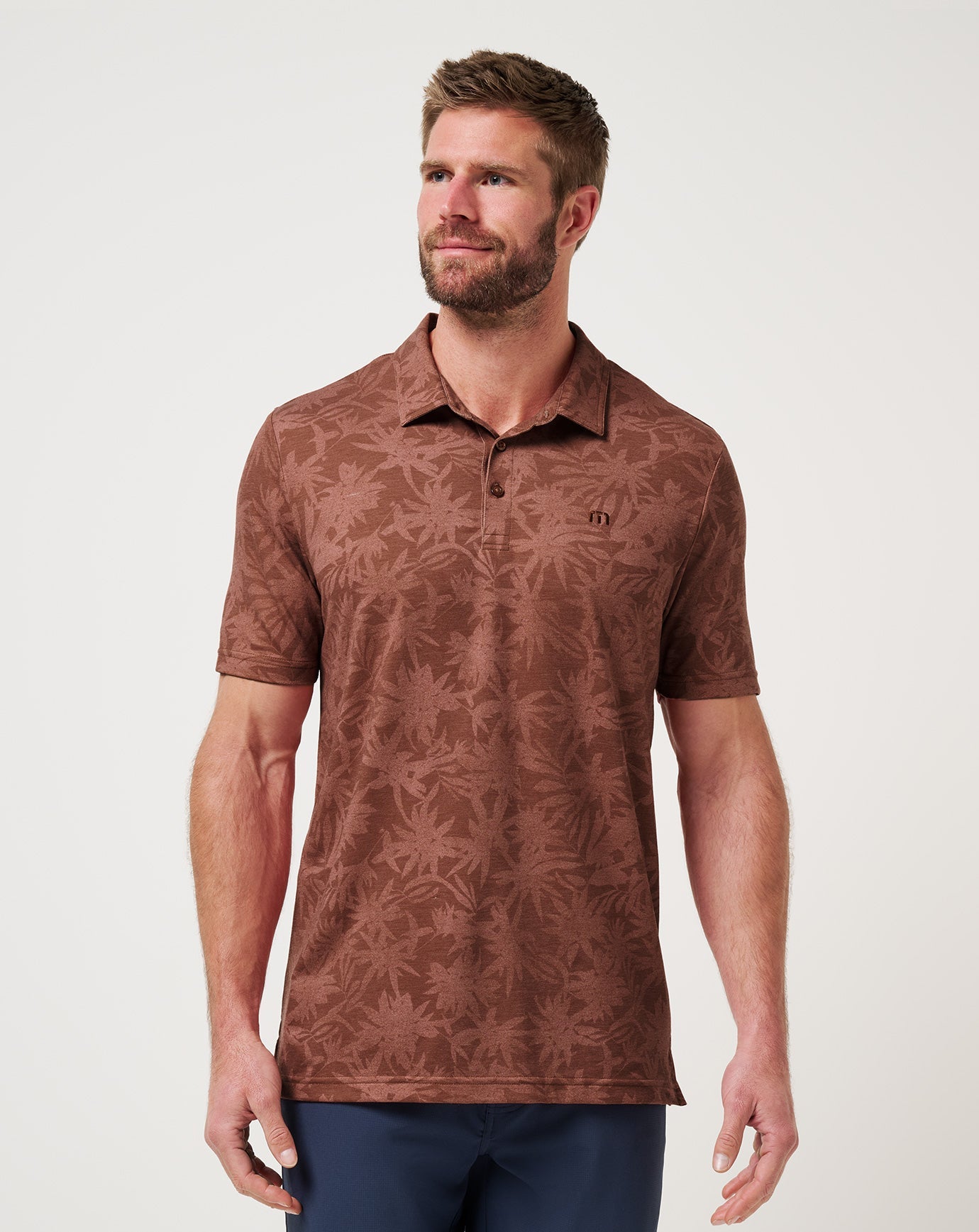 Travis Mathew US Featherweight Ticket Polo Men|Golf
