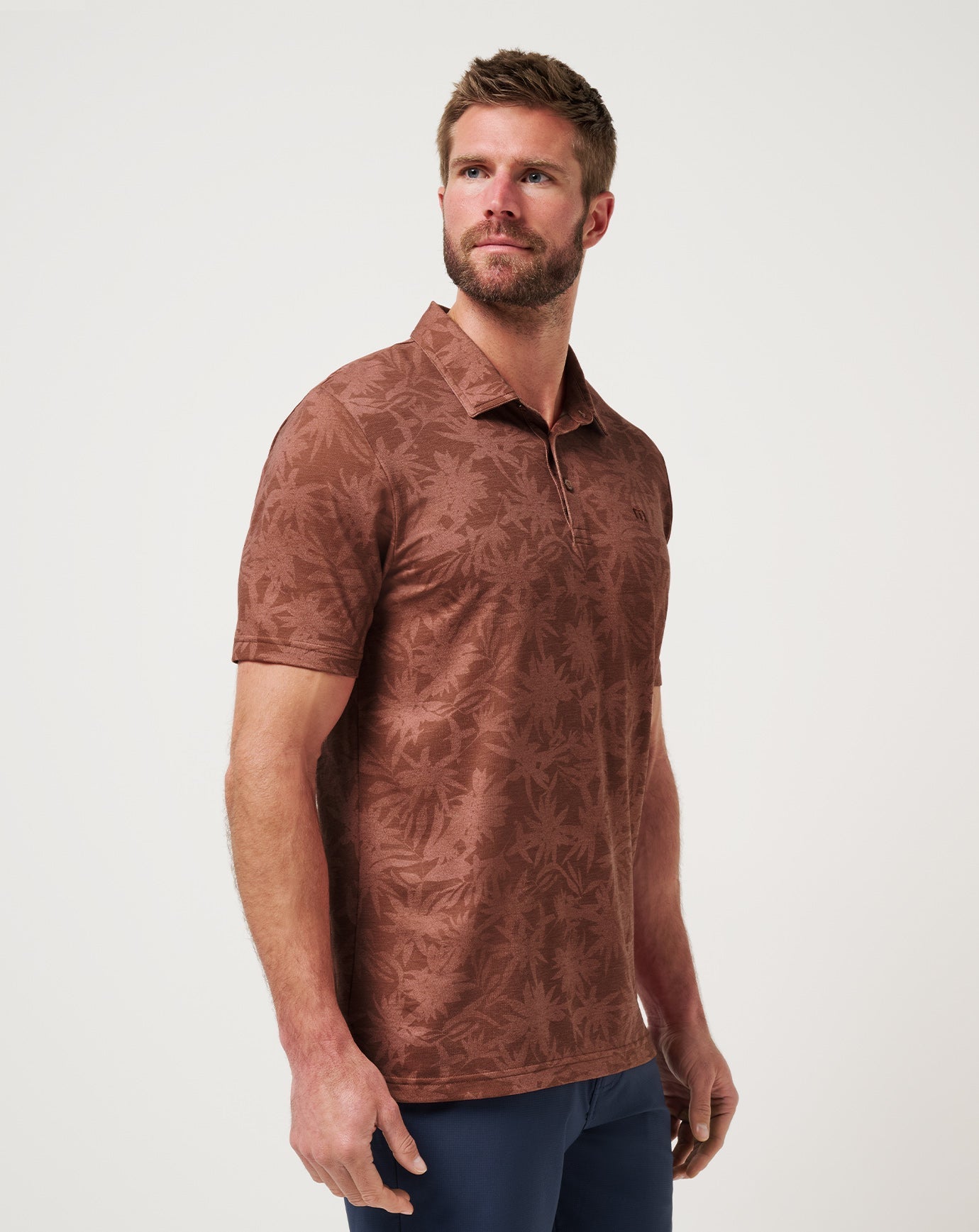 Travis Mathew US Featherweight Ticket Polo Men|Golf