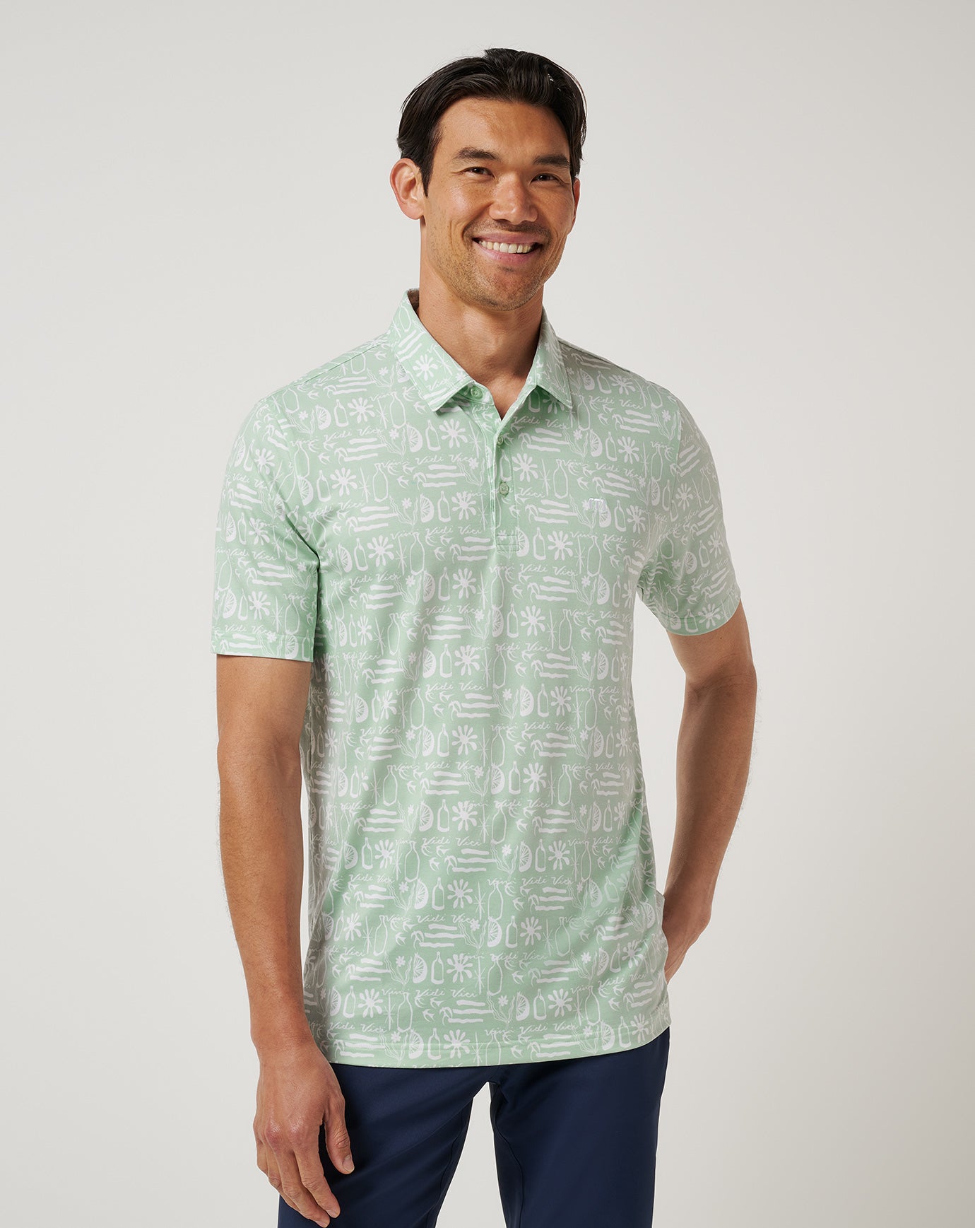 Travis Mathew Online Featherweight Cabana Polo Men|Golf