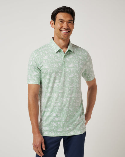 Travis Mathew Online Featherweight Cabana Polo Men|Golf