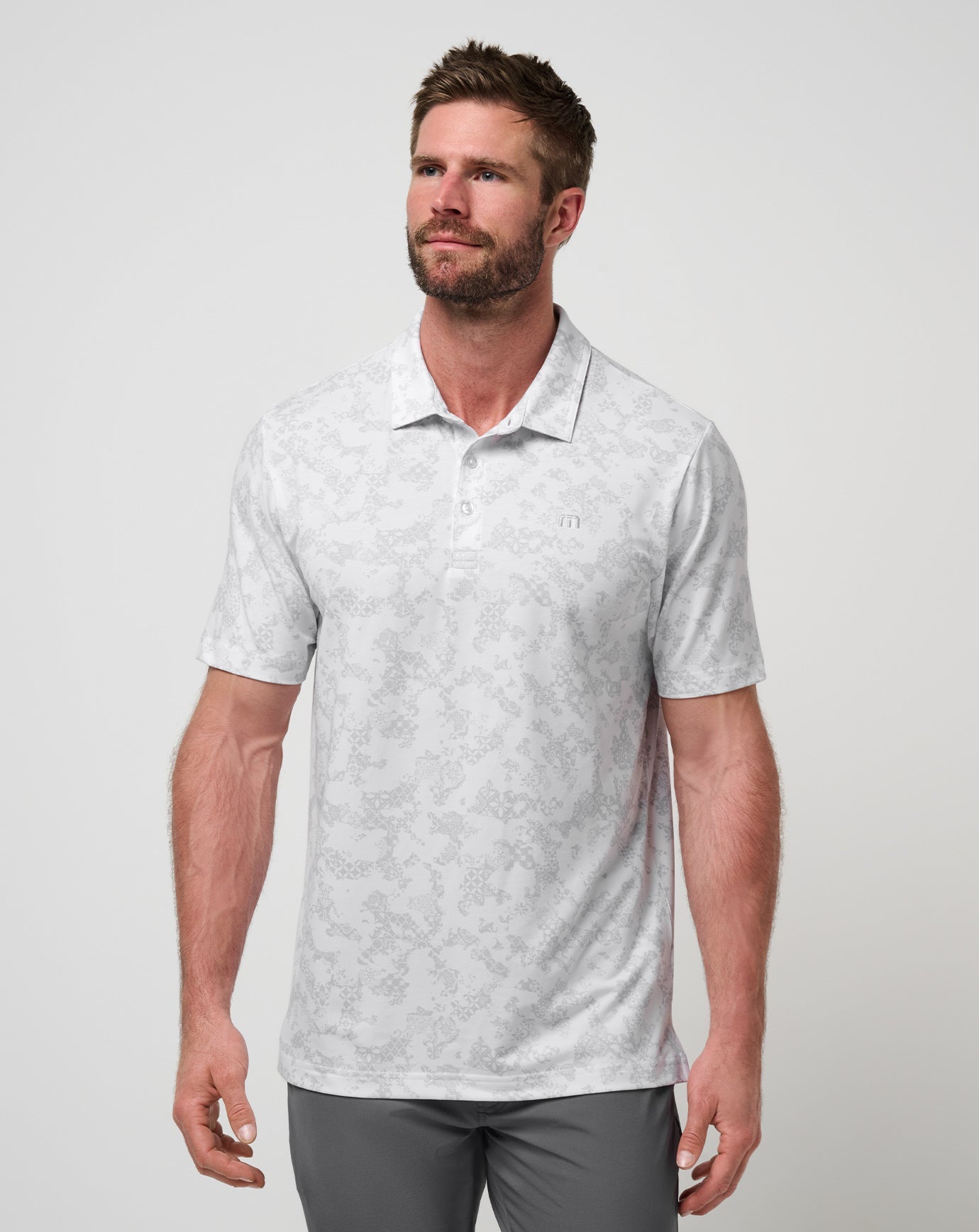 Travis Mathew Sale Featherweight Steep Wave Polo Men|Golf|New