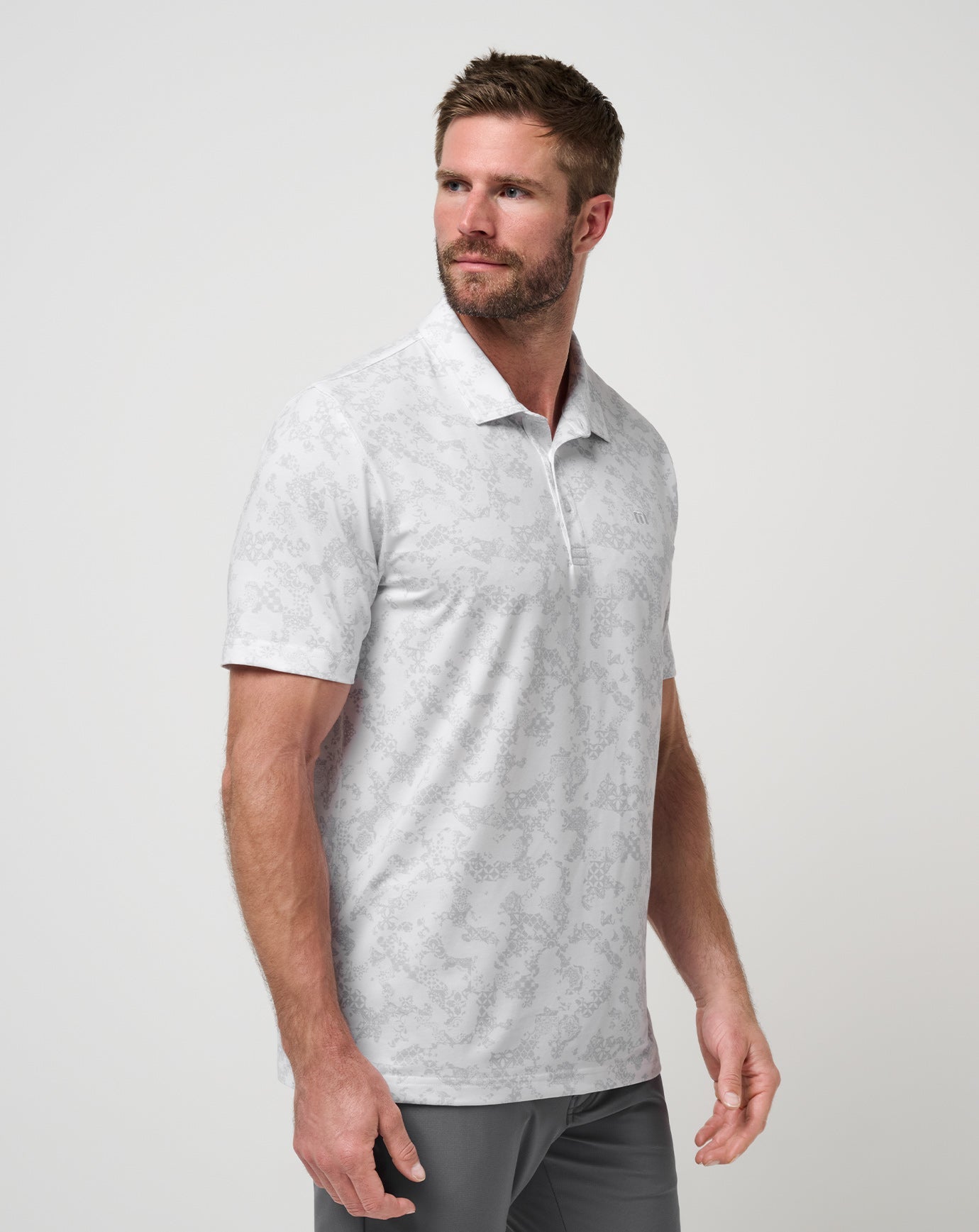 Travis Mathew Sale Featherweight Steep Wave Polo Men|Golf|New