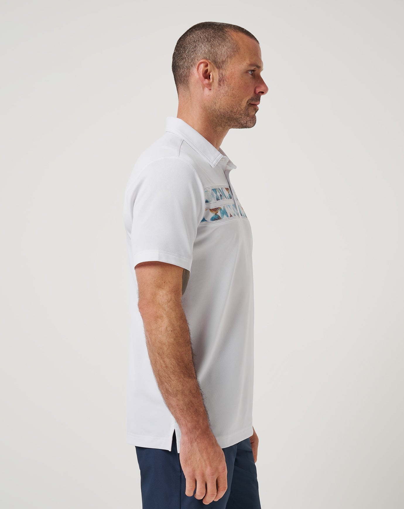 Travis Mathew Online Good Good Chest Stripe Polo Men|Golf