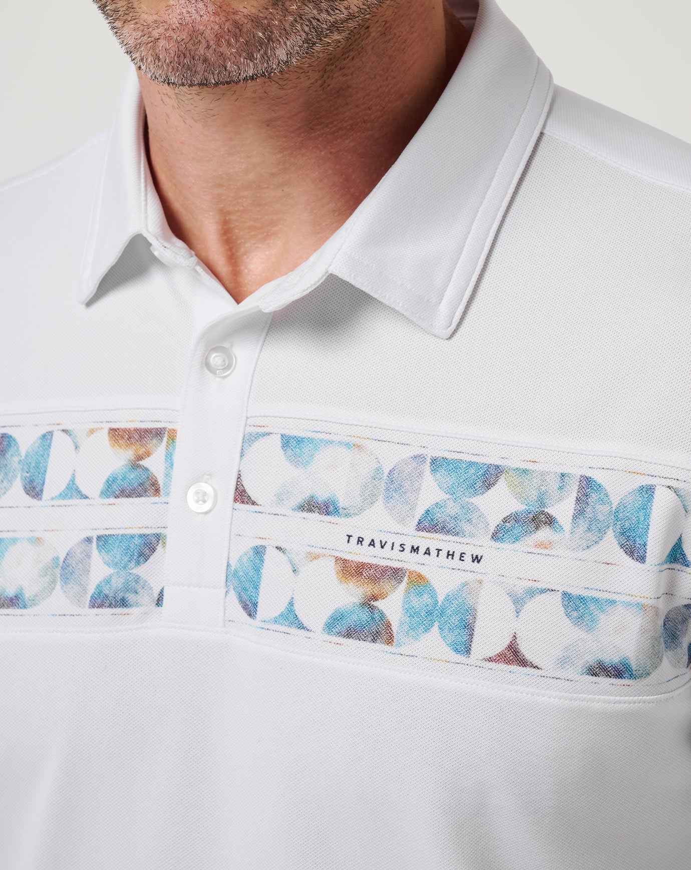 Travis Mathew Online Good Good Chest Stripe Polo Men|Golf